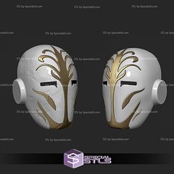 Cosplay STL Files Jedi Temple Guard Mask Realistic V2