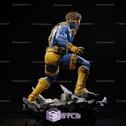 Cyclops in Battle X Men Ready to 3D Print