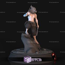 Inosuke 2 Sword 3D Printable Demon Slayer