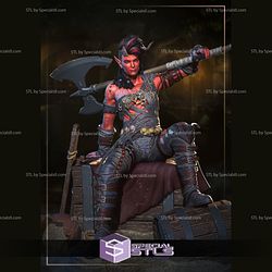 Karlach Cliffgate and Axe STL Files 3D Model