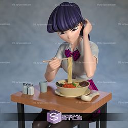 Komi Shouko Having Dinner Ready to 3D Print