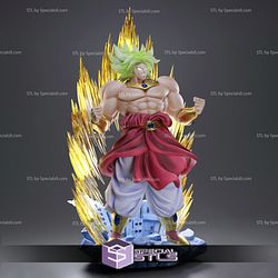 Legendary Broly Standing Power Ready to 3D Print