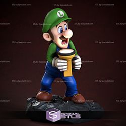 Luigi Amazing Face STL Files Super Mario