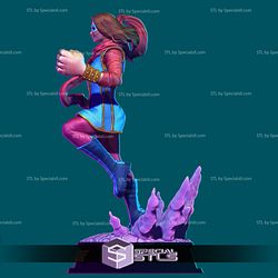 Ms Marvel Cartoon Ready to 3D Print 3D Model