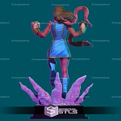 Ms Marvel Cartoon Ready to 3D Print 3D Model