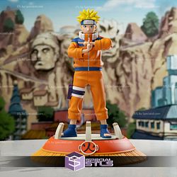 Naruto Uzumaki Basic Pose Ready to 3D Print