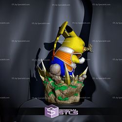 Pikachu Super Saiyan Ready to 3D Print