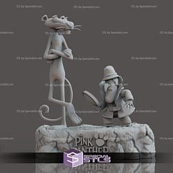 Pink Panther Ready to 3D Print 3D Model