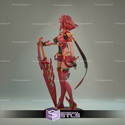 Pyra Standing STL Files Xenoblade 3D Model