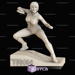 Quorra Action Pose Ready to 3D Print from Tron