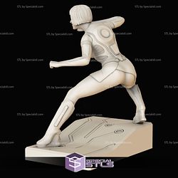 Quorra Action Pose Ready to 3D Print from Tron