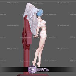 Rei Ayanami Angel Wing Ready to 3D Print 3D Model
