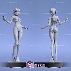 Rei Ayanami Basic Standing Ready to 3D Print Evangelion