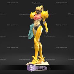 Samus Aran Yellow Suit Ready to 3D Print