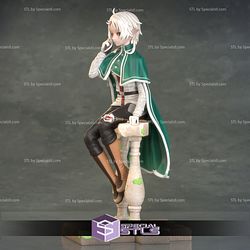 Sylphiette Sitting Pose Mushoku Tensei Ready to 3D Print