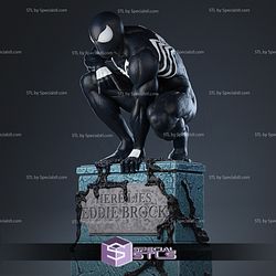 Symbiote Spider-Man Eddie Brock Grave Ready to 3D Print