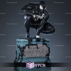Symbiote Spider-Man Eddie Brock Grave Ready to 3D Print
