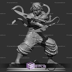 Tengen Uzui Prepare Pose Ready to 3D Print Demon Slayer