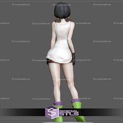 Videl Sexy Basic Pose Ready to 3D Print Dragonball