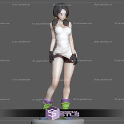 Videl Sexy Basic Pose Ready to 3D Print Dragonball