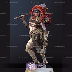 Viking Ygritte Dual Wield Ready to 3D Print