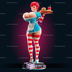 Wendy Thomas Mascot Ultra Thicc Ready to 3D Print
