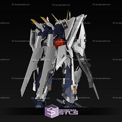 XI Gundam RX 105 Ready to 3D Print 3D Model