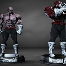Jiren and Toppo Diorama From Dragonball