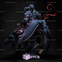 Beast Samurai Ready to 3D Print 3D Model