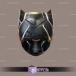 Cosplay STL Files Black Panther Helmet Civil War Version 3D Print Wearable
