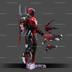 Cosplay STL Files Deadpool Armor V2 Wearable 3D Print