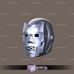 Cosplay STL Files Dr Doom Helmet V2 3D Print Wearable