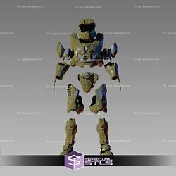 Cosplay STL Files Halo 5 MK6 Suit Armor 3D Print Wearable
