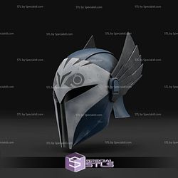 Cosplay STL Files Medieval Bo Katan Helmet Wearable 3D Print