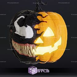 Cosplay STL Files Pumpkin Head Wearable 3D Print