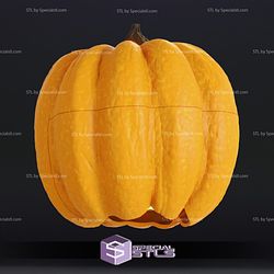 Cosplay STL Files Pumpkin Head Wearable 3D Print