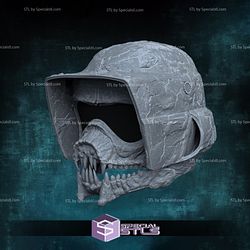 Cosplay STL Files Scout Trooper Skull Helmet 3D Print Wearable
