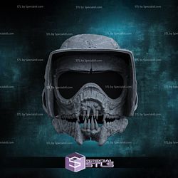Cosplay STL Files Scout Trooper Skull Helmet 3D Print Wearable