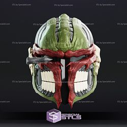 Cosplay STL Files Skull Mandalorian Helmet Wearable 3D Print