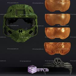 Cosplay STL Files Skullified Master Chief Helmet Wearable 3D Print