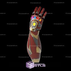 Cosplay STL Files Stark Tech Infinity Gauntlet 3D Print Wearable