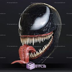 Cosplay STL Files Venom Mask Wearable 3D Print