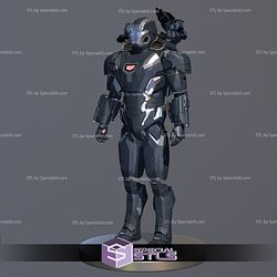 Cosplay STL Files War Machine MK4 Full Suit 3D Print Wearable
