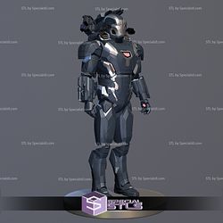 Cosplay STL Files War Machine MK4 Full Suit 3D Print Wearable