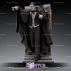 Dracula Diorama Halloween Theme STL Files 3D Model