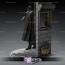 Dracula Diorama Halloween Theme STL Files 3D Model