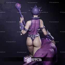 Evil-Lyn and Panther Ready to 3D Print Master of Universe