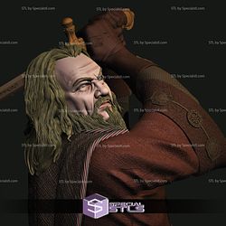 Godric Gryffindor Ready to 3D Print Harry Potter 3D Model