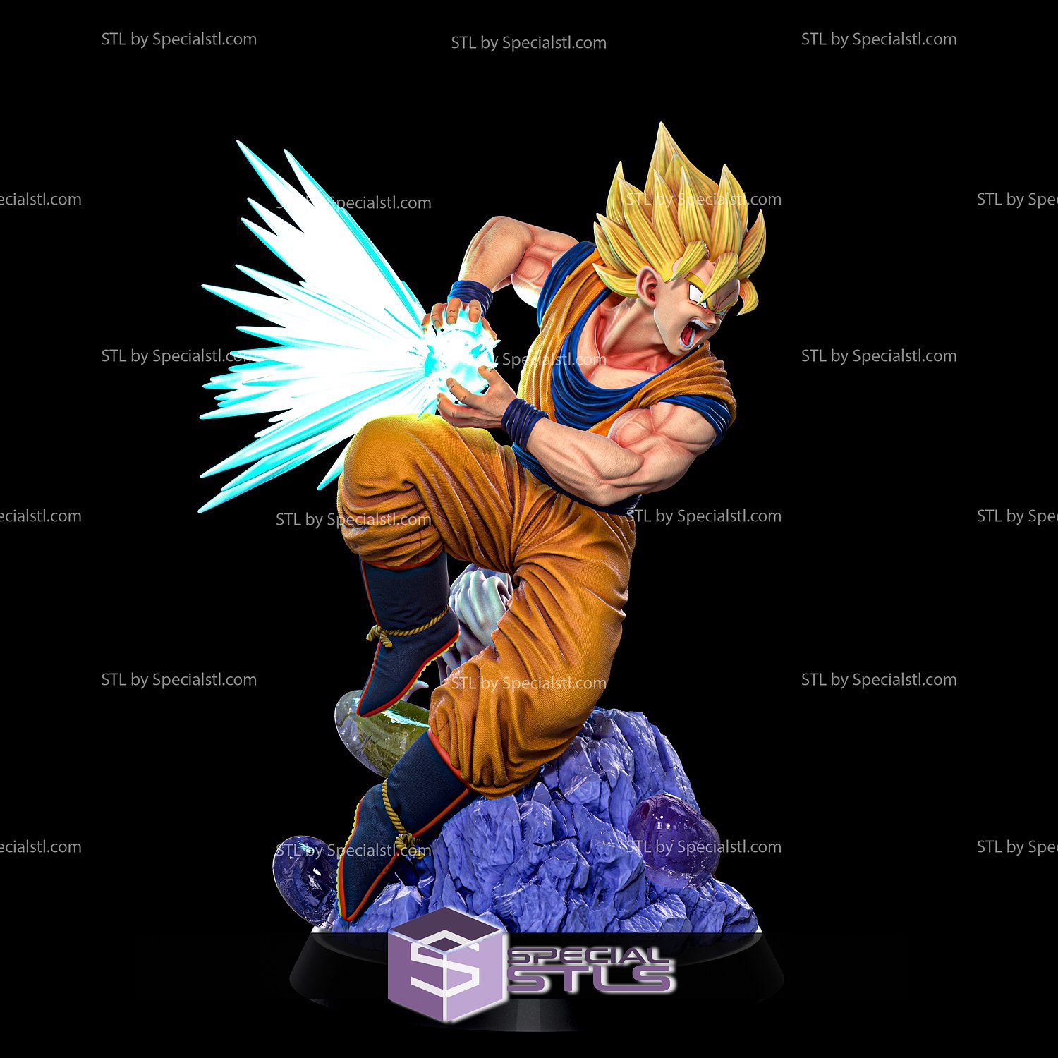 Goku SSJ2 Kamehameha by Drozdoo