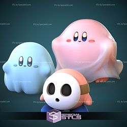 Halloween Kirby Pack STL Files